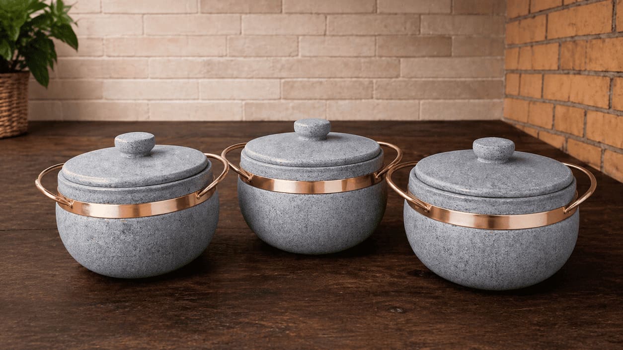 panela de pedra sabão